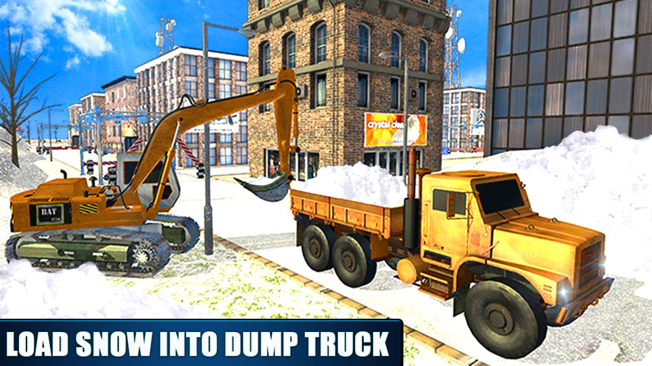 Snow Plow Winter Truck Driver