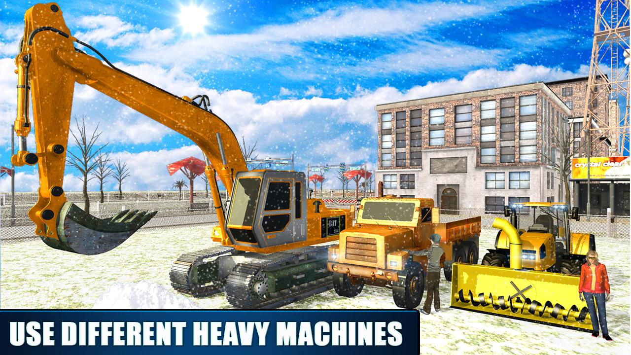 Snow Plow Winter Truck Driver