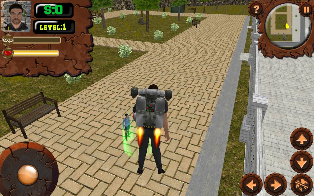 Jetpack Miami Police