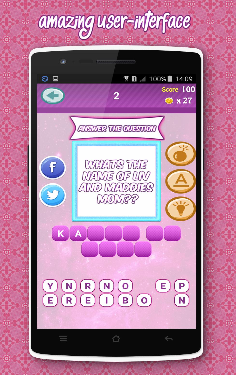 The Twins Liv y Maddie Quiz