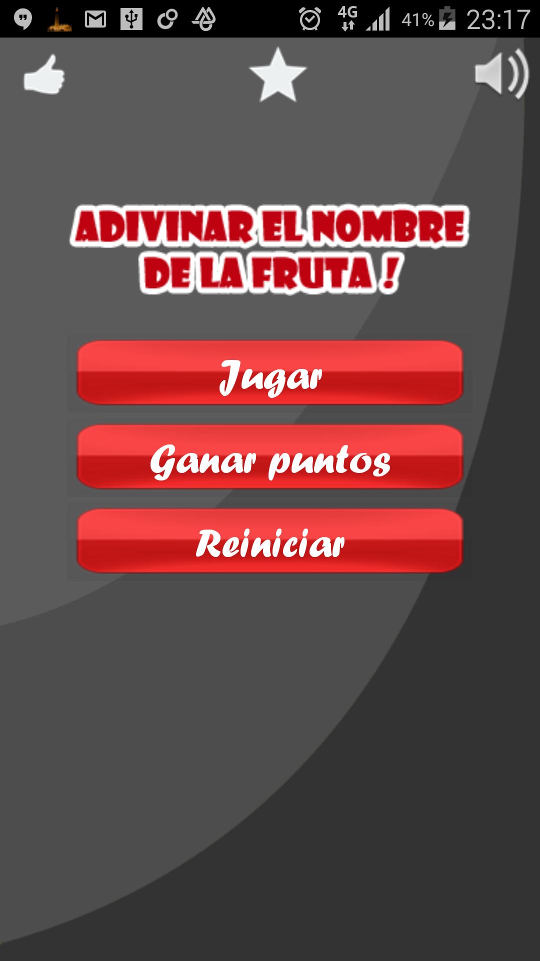 1 Foto 1 Palabra : Frutas Quiz