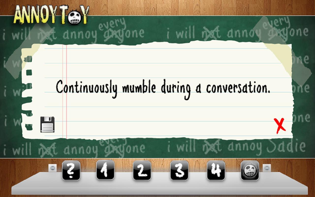 FREE Annoy Toy Chalkboard App