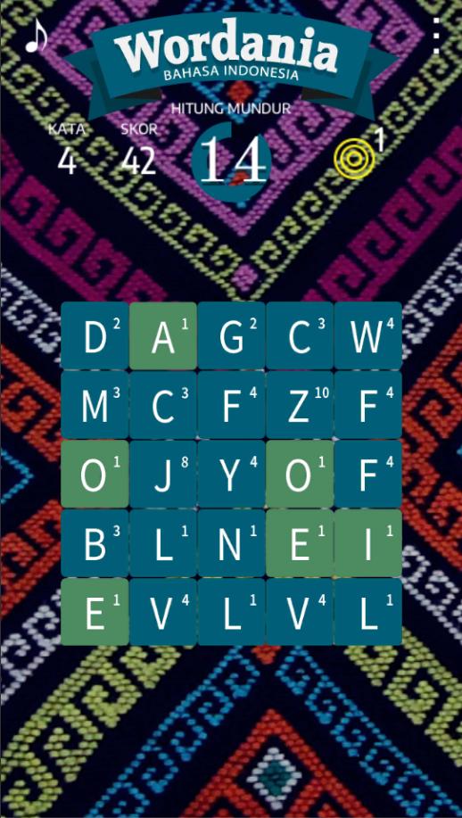 Wordania : Membuat Kata Dari Huruf Acak