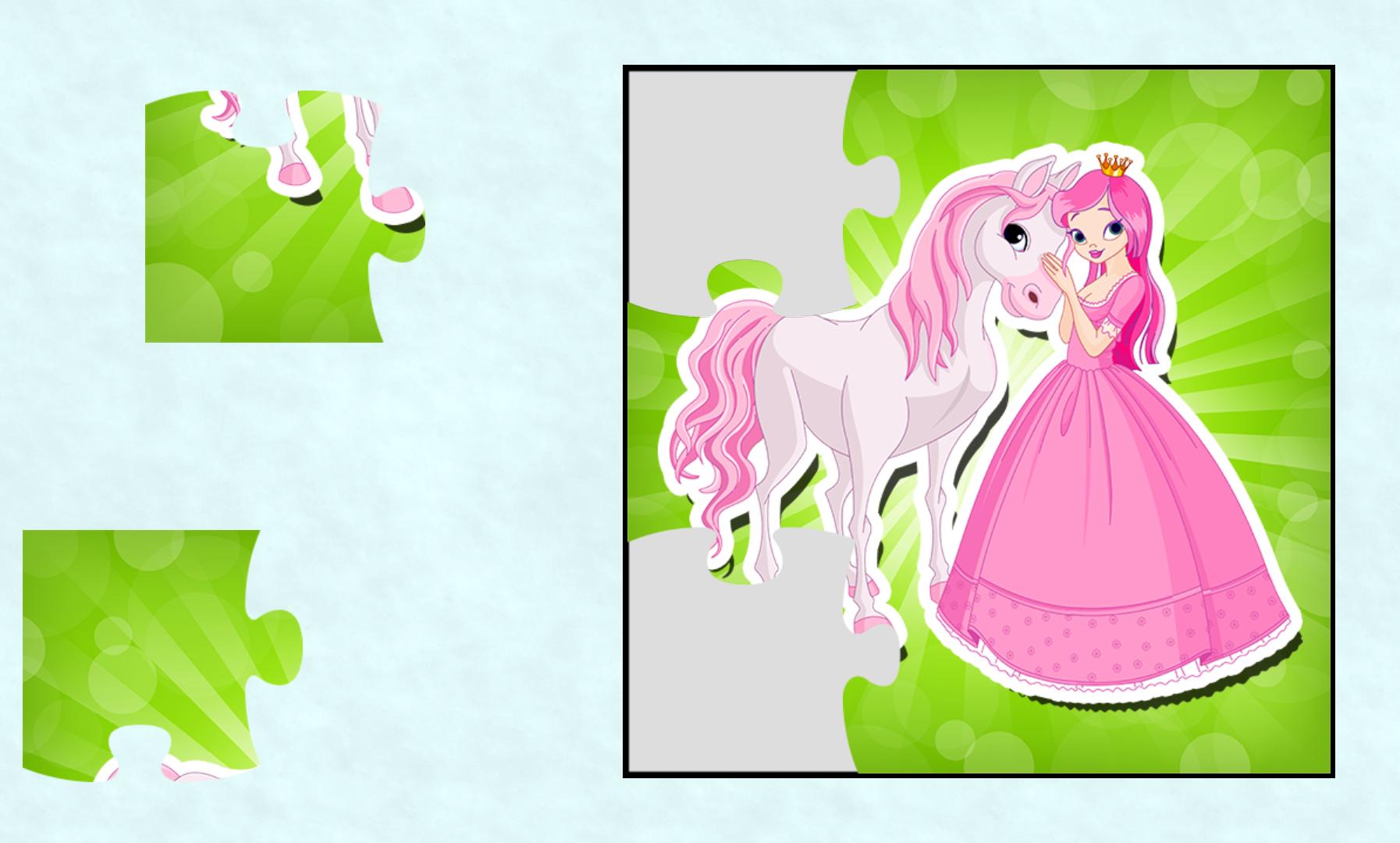 Princess puzzle game for kids