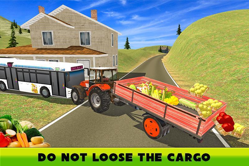 Heavy Tractor Cargo Transporter