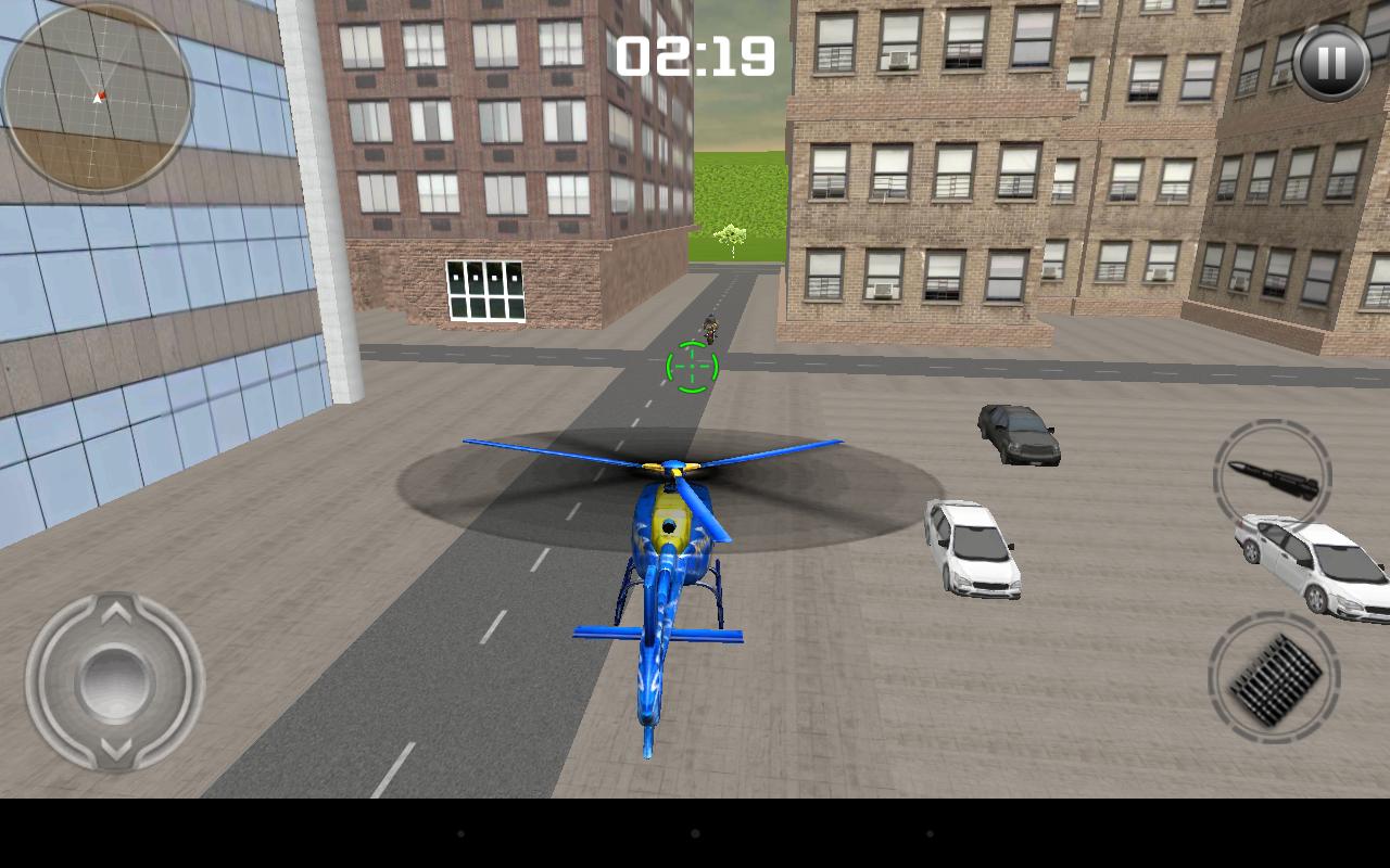 Helicopter Shooter Moto Chase