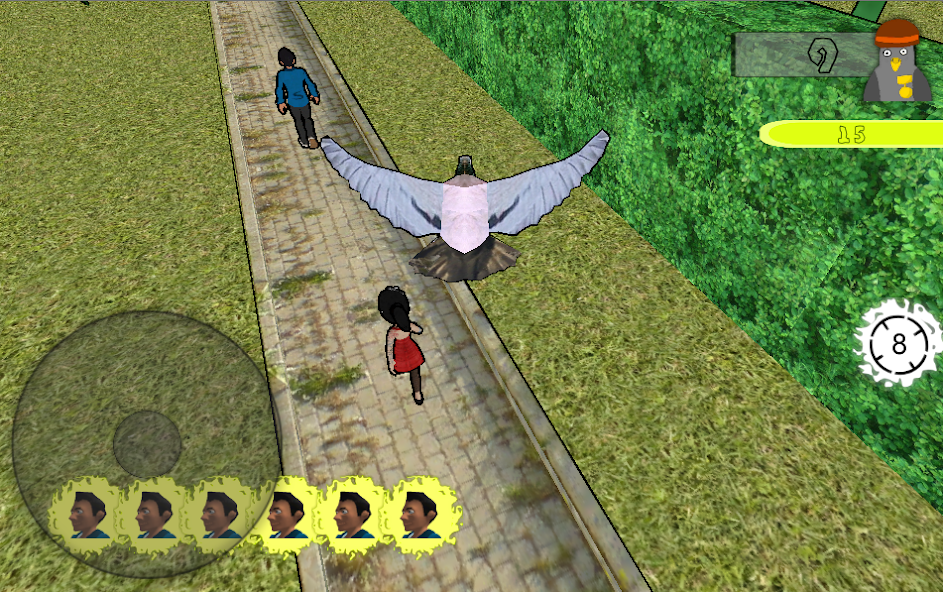 Pigeon attack - bird bomber