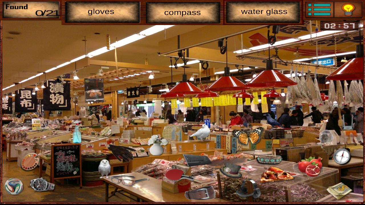 Hidden Objects Supermarket