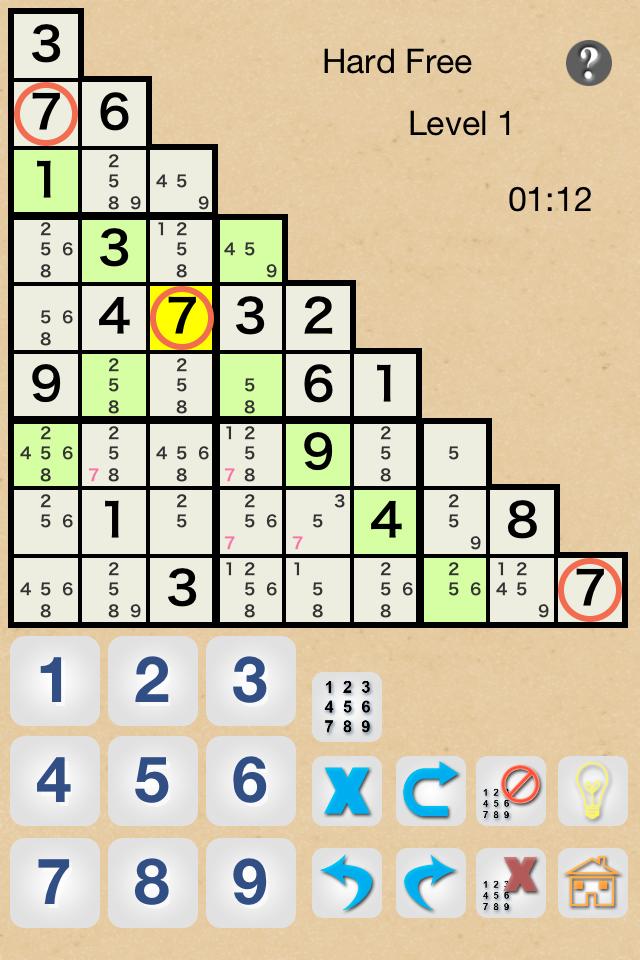 Half Sudoku - diag variant