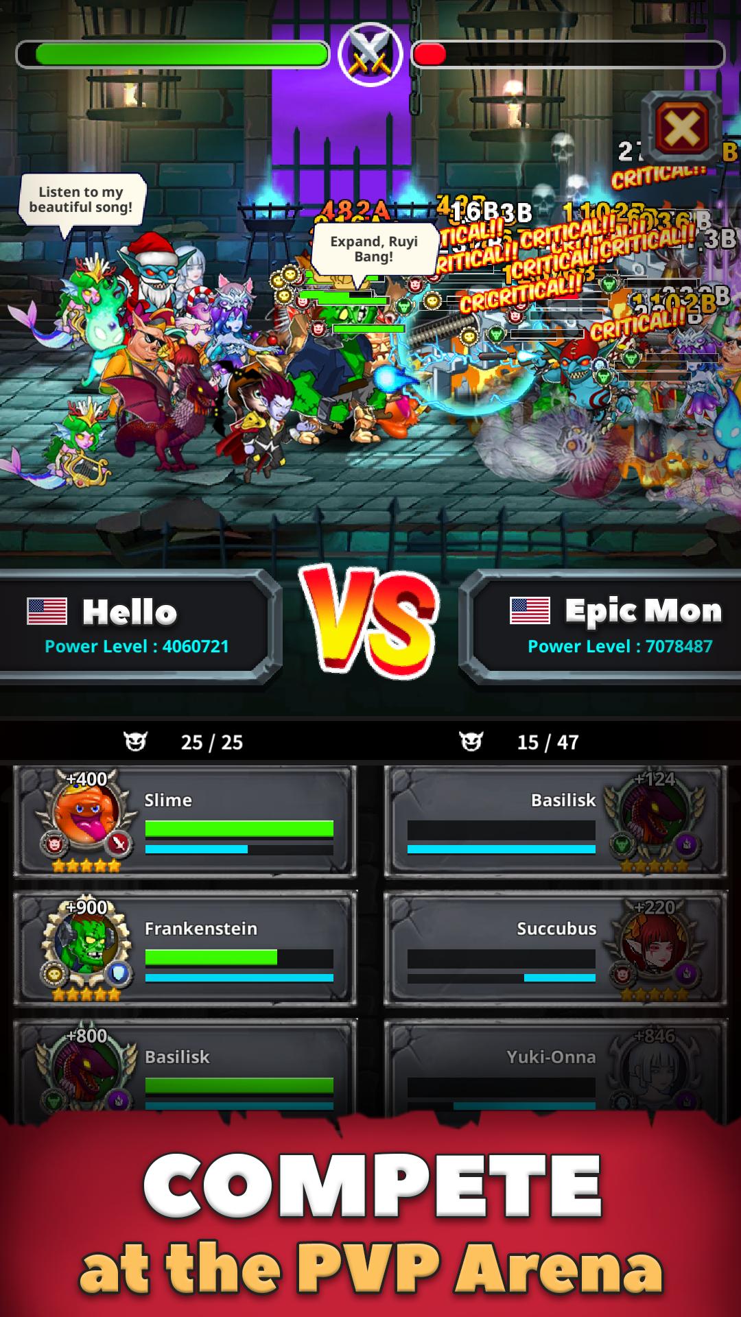 Epic Monsters : IDLE RPG