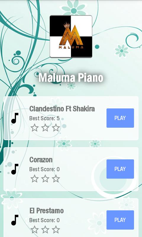 Maluma Piano