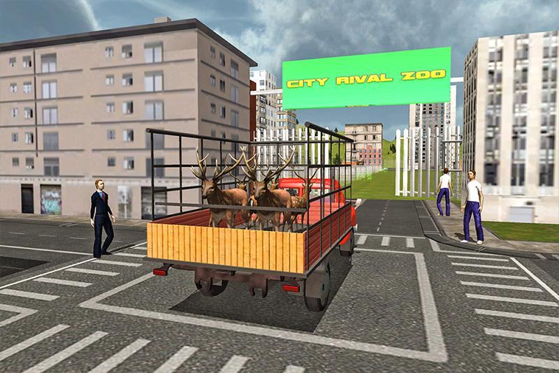 Truck Transport Zoo Animals