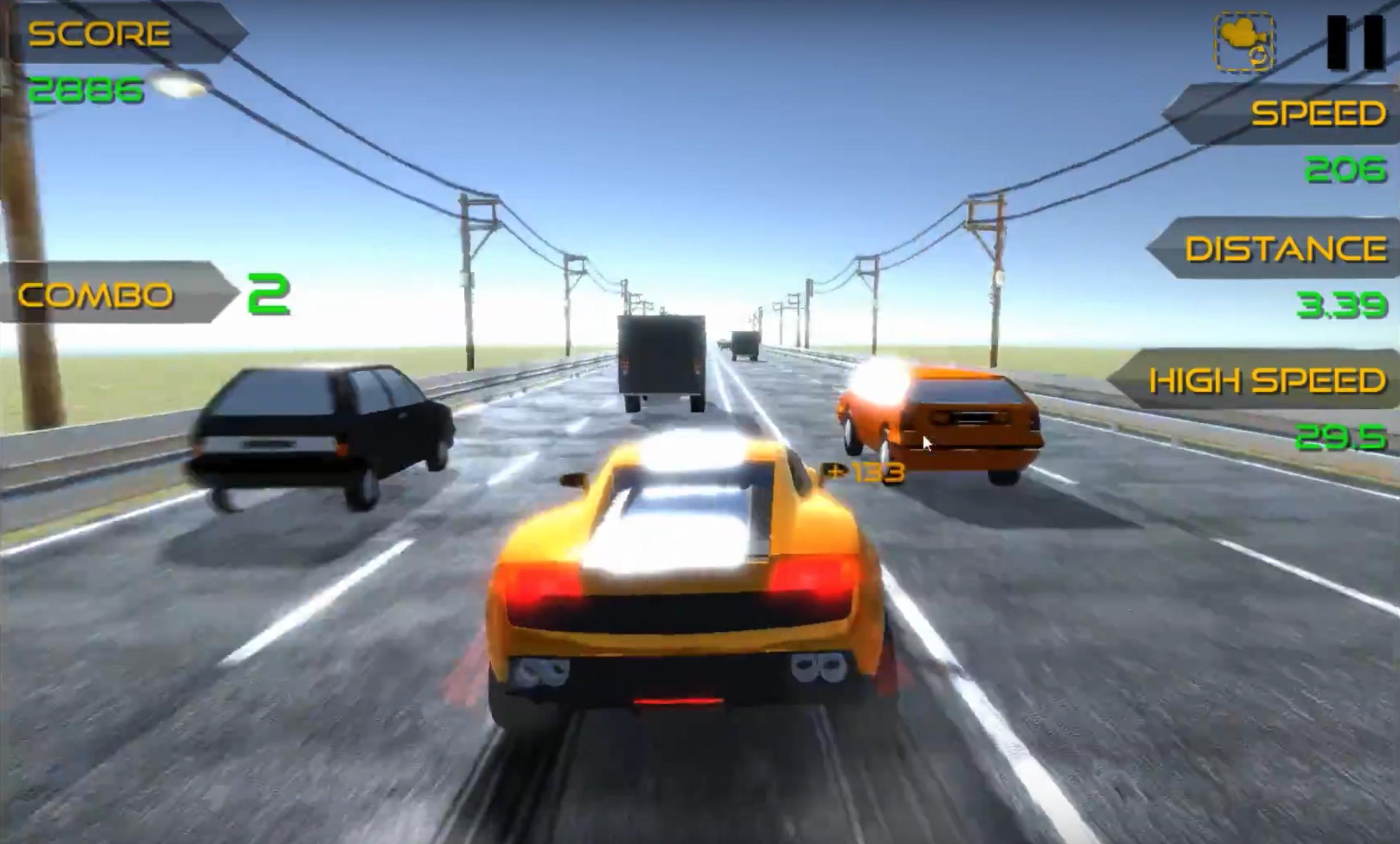 Racing in City Traffic - 3D
