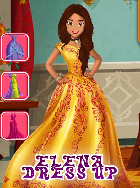 Elena Princess Dress up