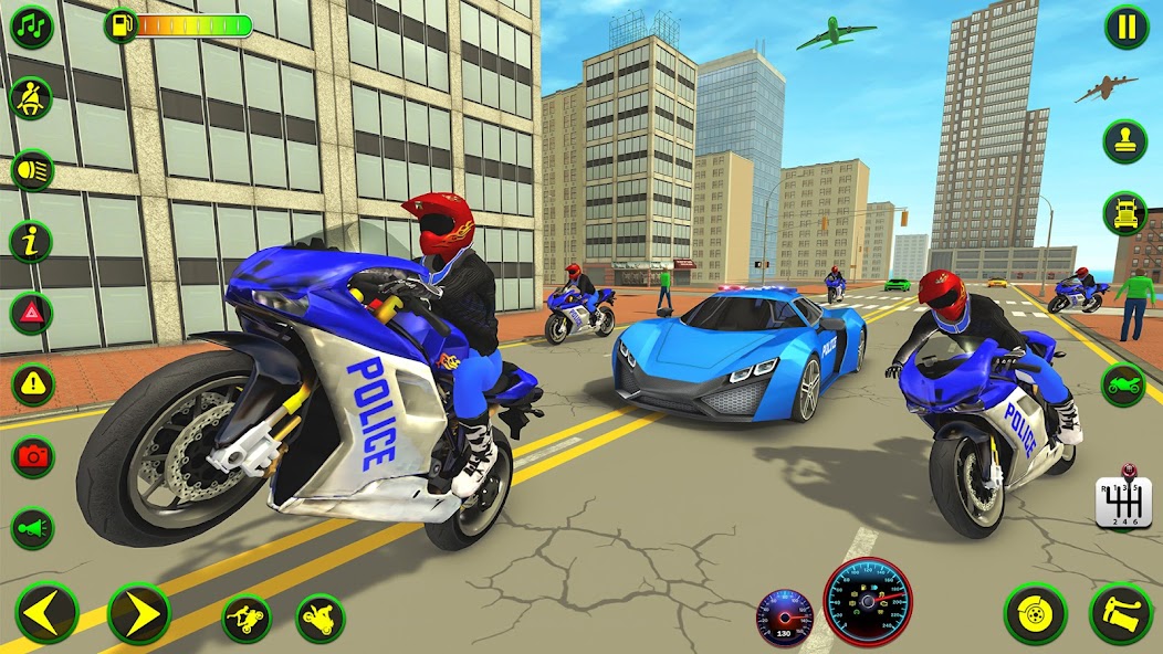 Police Plane Transporter Game