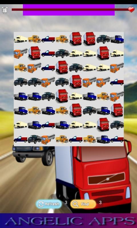 Trucks Match Race Game - Free