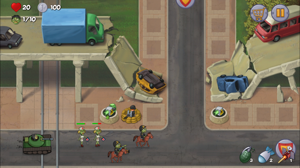 Zombie Town Survival Defense