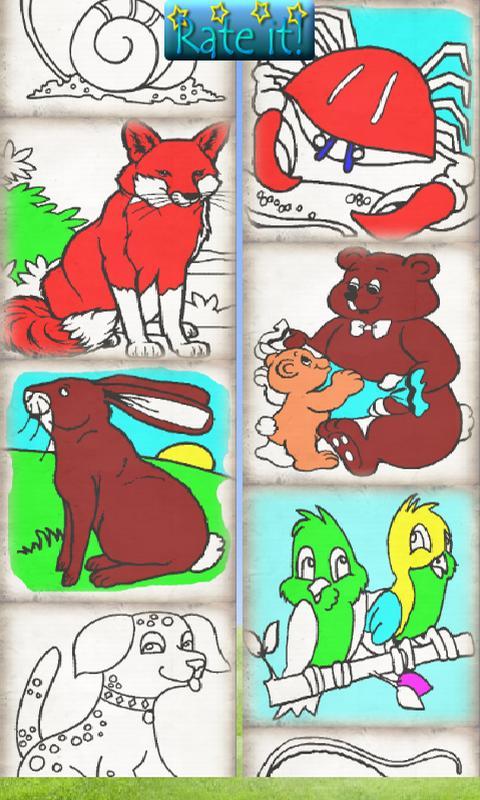 Coloring Game Animals