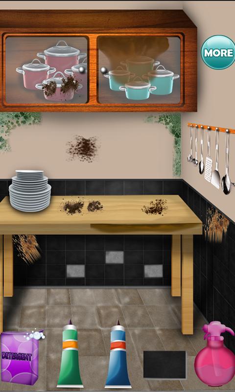 Cool Kitchen Cleaning Game