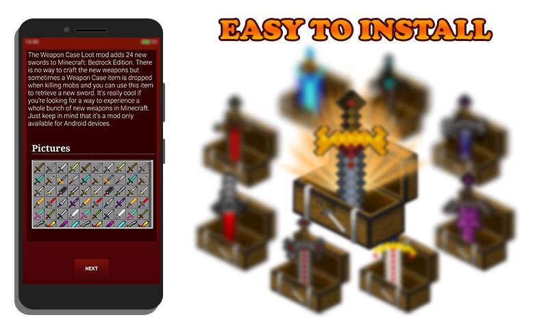 Weapons Case for MCPE