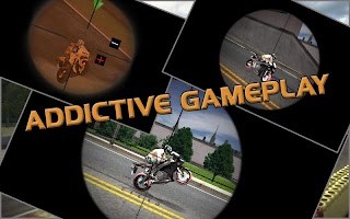 Moto Racer Sniper Attack