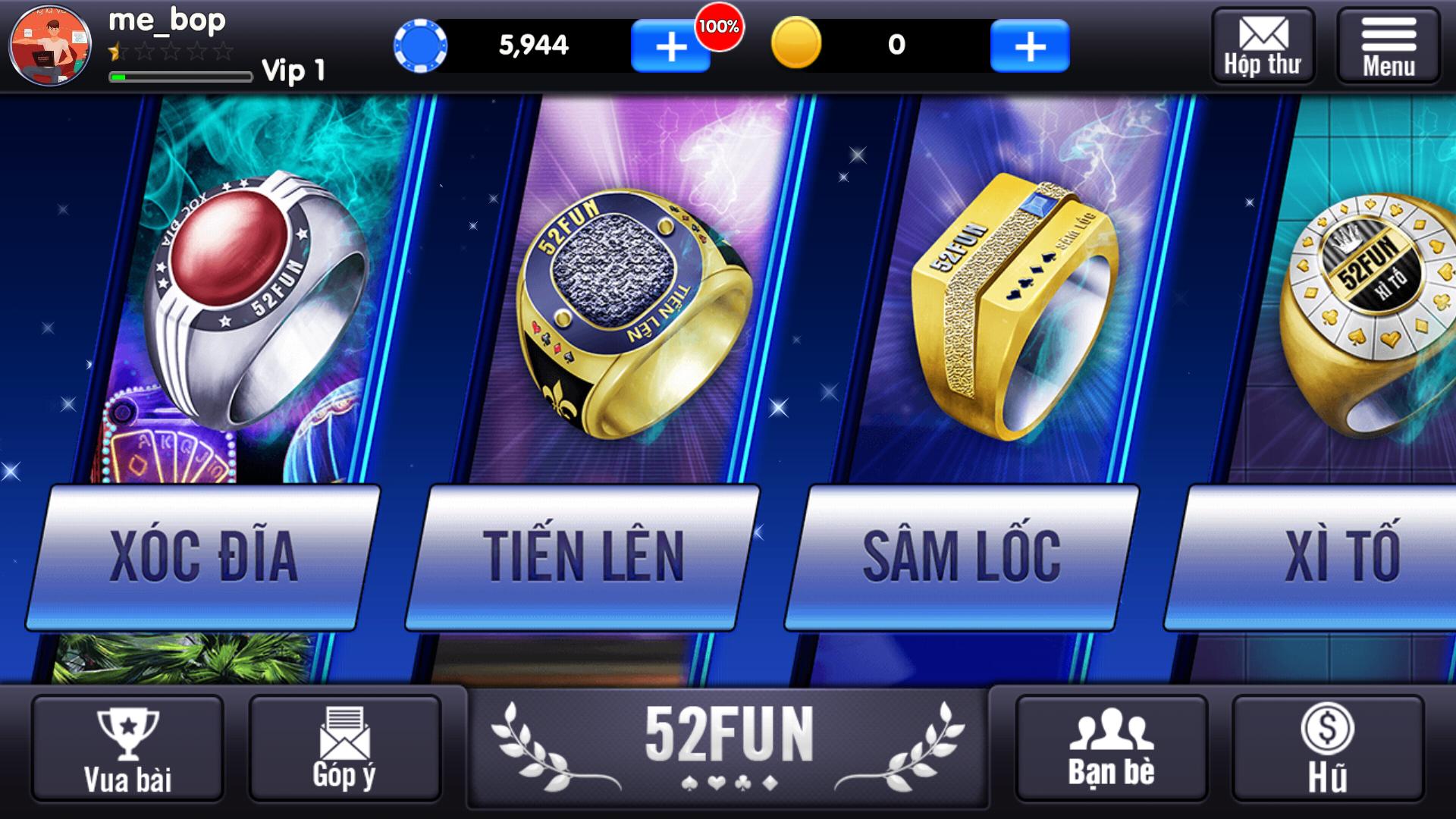 52fun Game bai doi thuong 2017