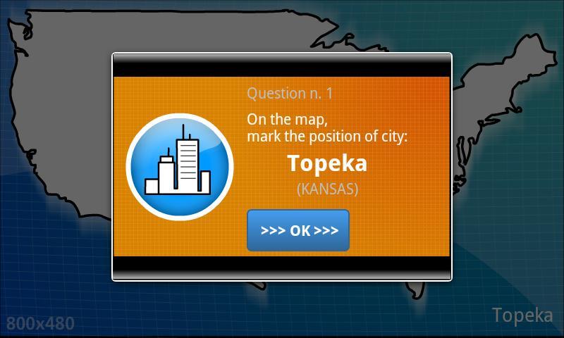 USA geography map quiz - BETA