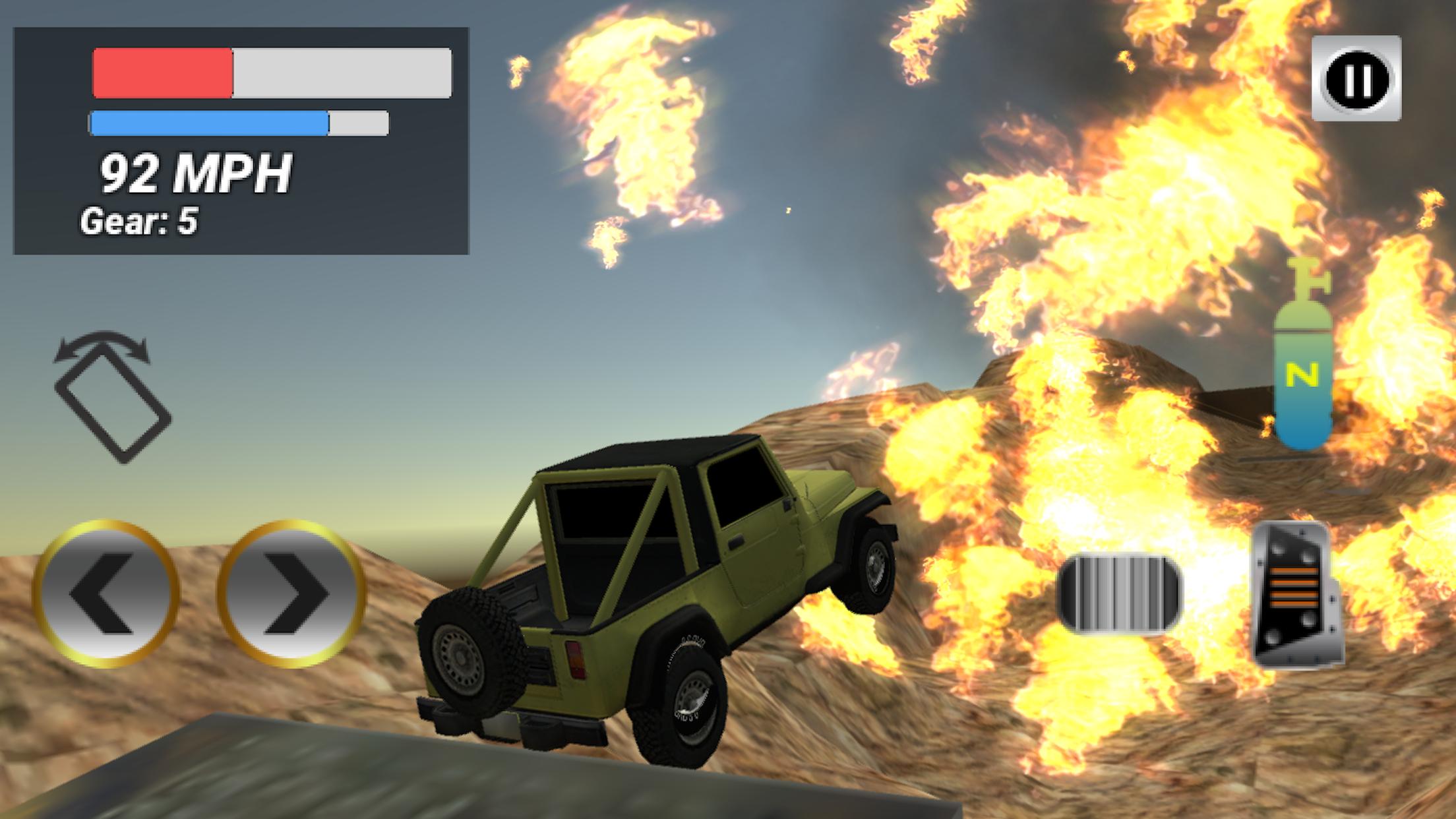 Stunt In 4x4 Racing Cars