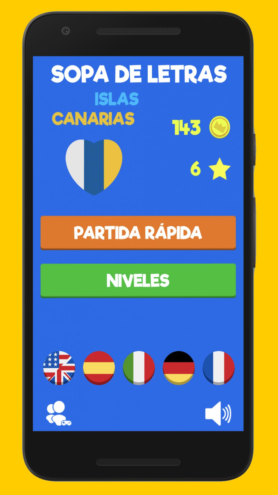 Sopa de Letras Islas Canarias