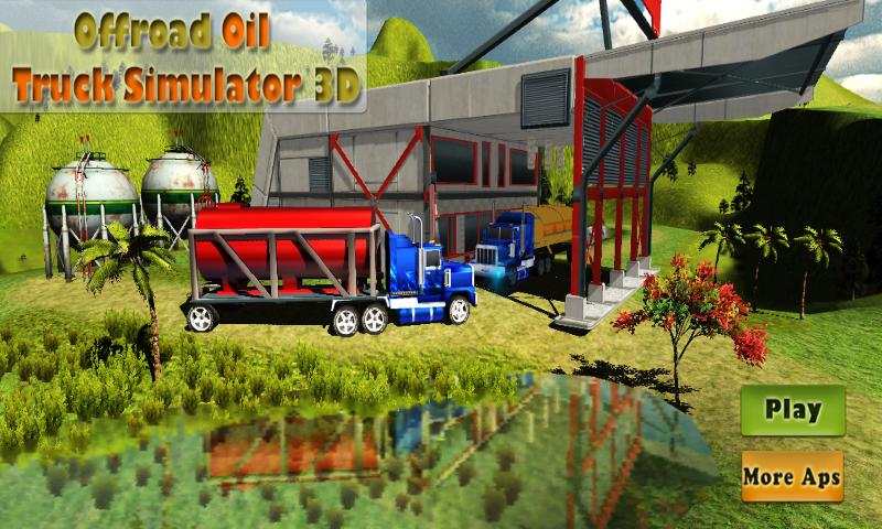 Offroad Oil Cargo Truck 3d