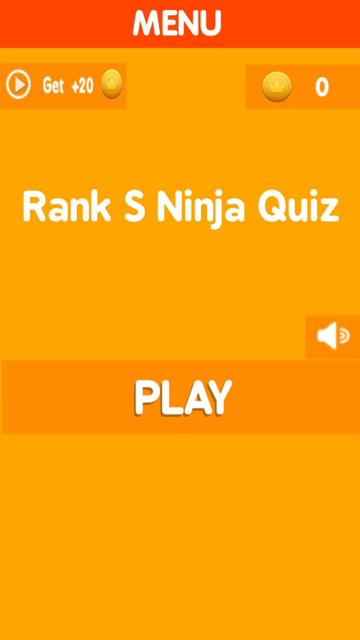 Ninja Rank S Quiz