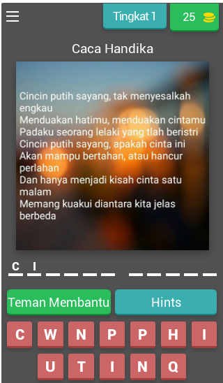 Tebak Lirik Dangdut
