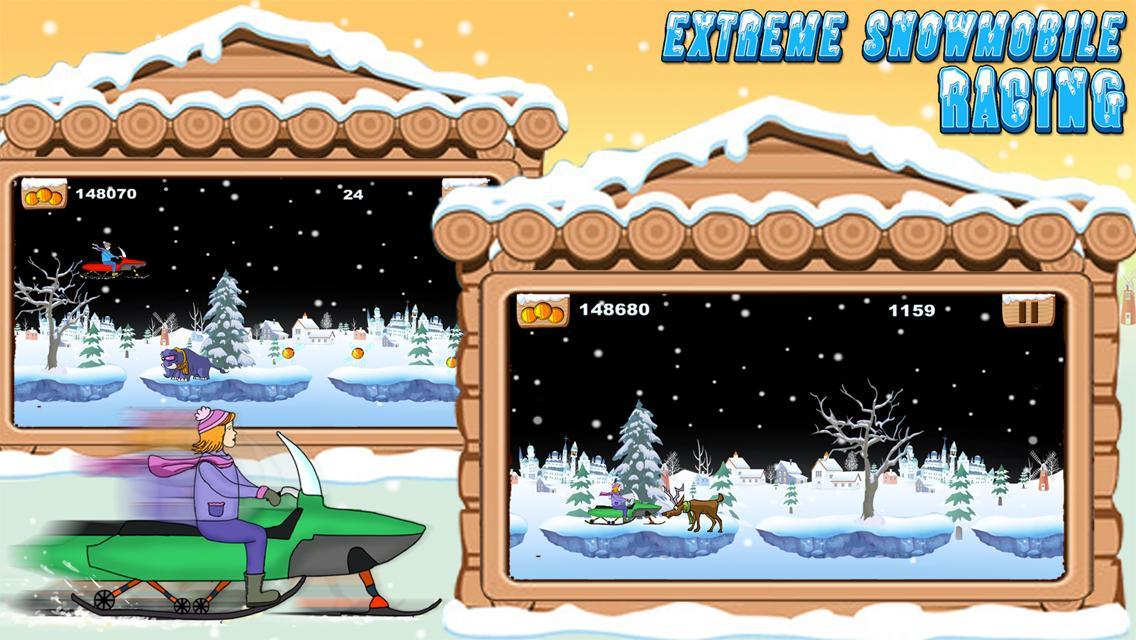 Extreme Snow Mobile Racing