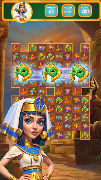 Egyptian Match Puzzle Quest