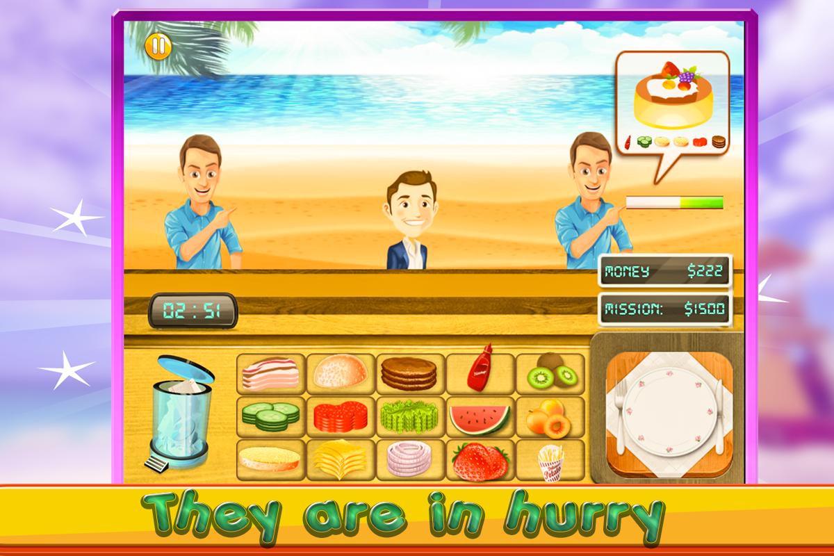 Snacks Maker : Beach Story
