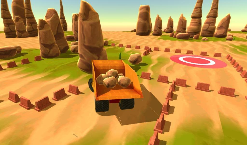 Big Truck Driving Cargo