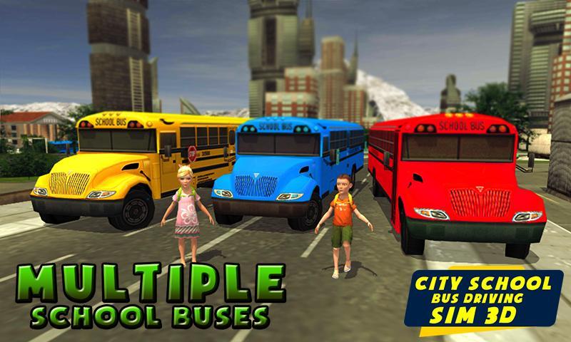 City High School Bus Driving Simulator 2018