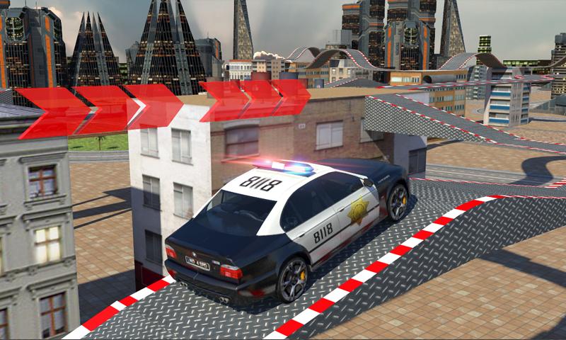 Police Car Roof Stunts