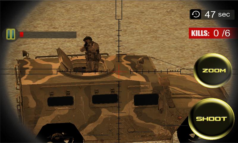 Lone Commando Desert Sniper 3D