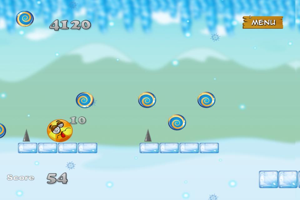 Frozen Bouncing Ball