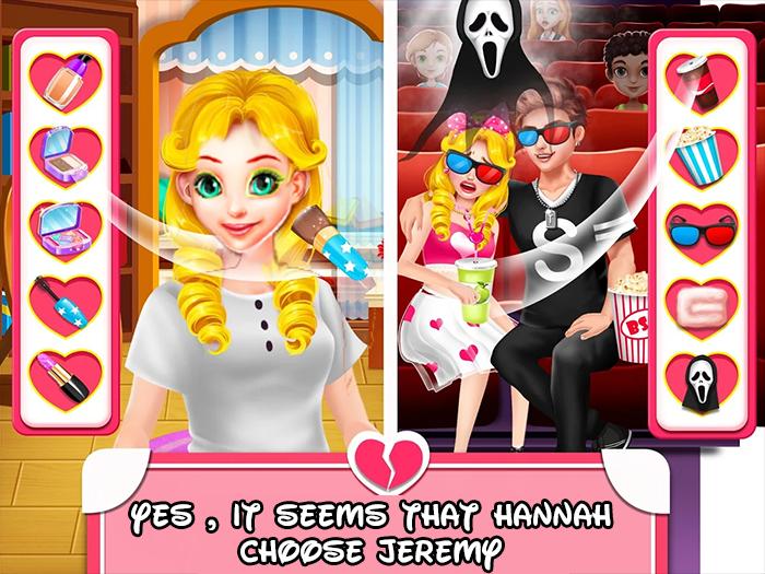 high school queen love story dress up game