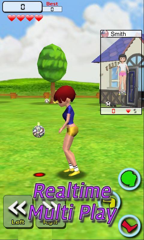 Real 3D Football Juggling