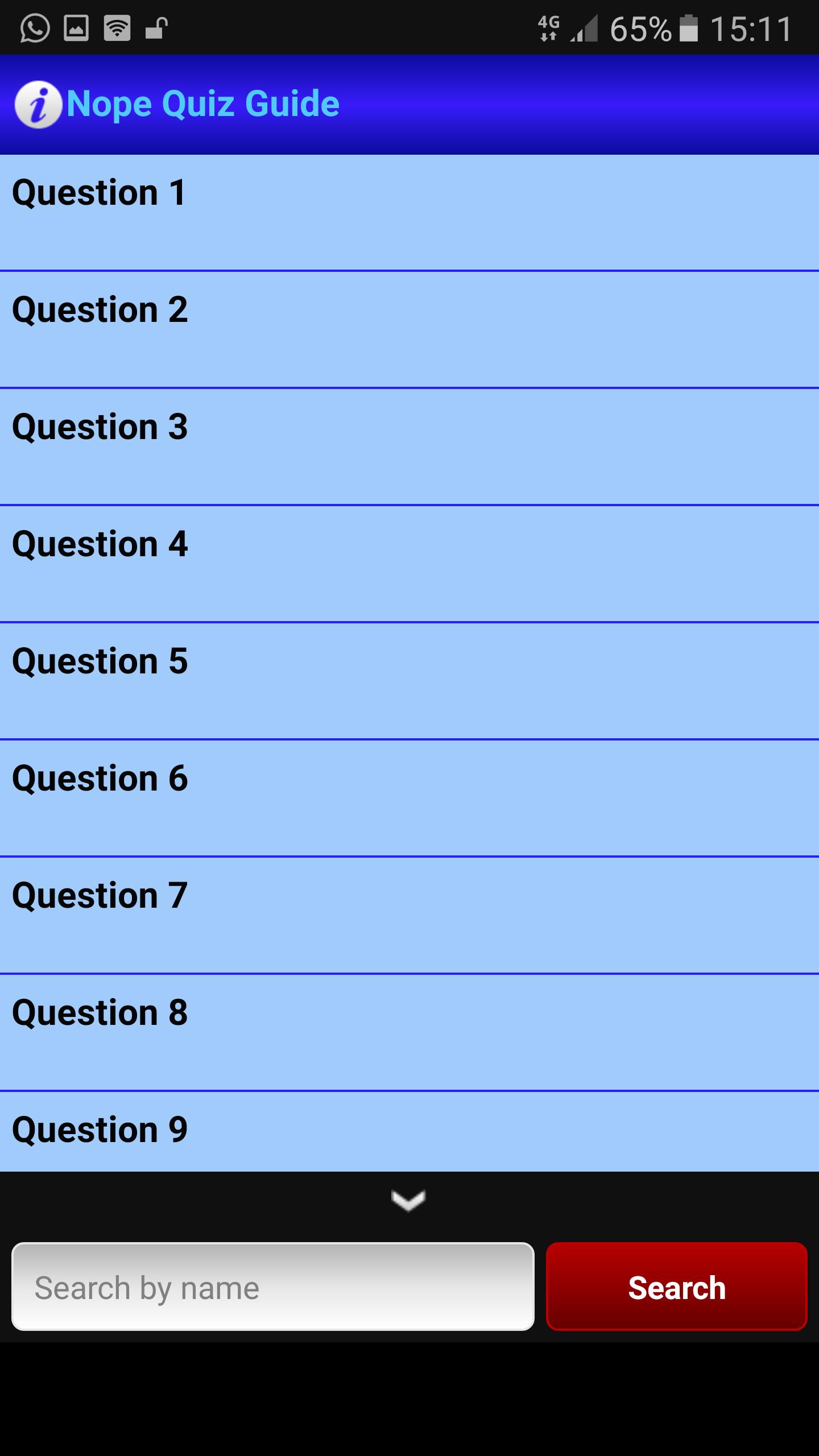 Nope Quiz Solution Guide