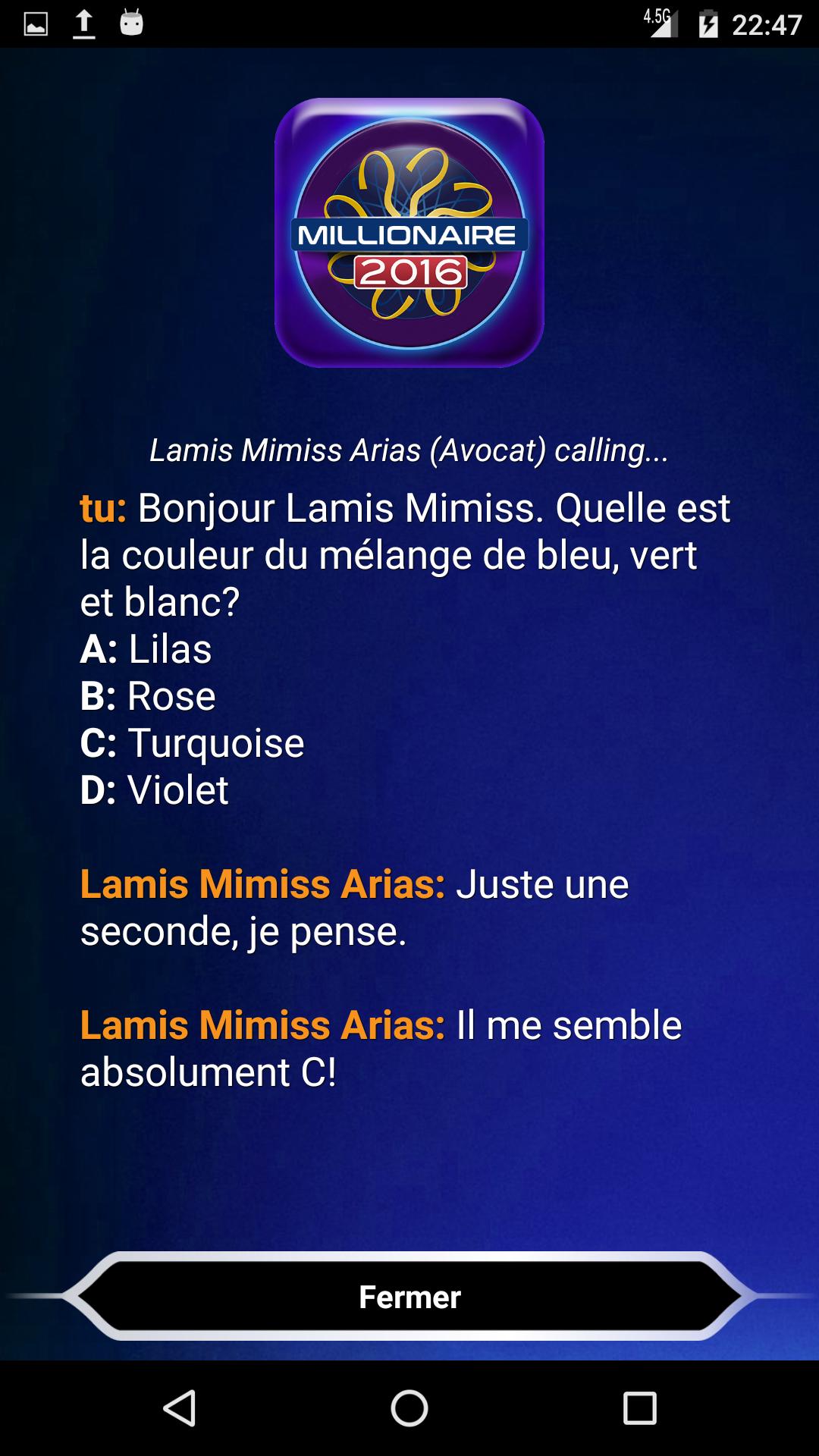 Millionnaire 2017