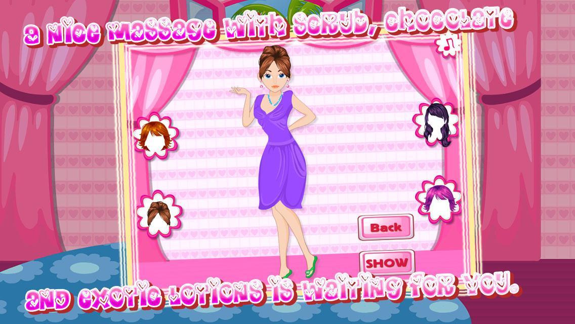 Spa salon dressup&makeover