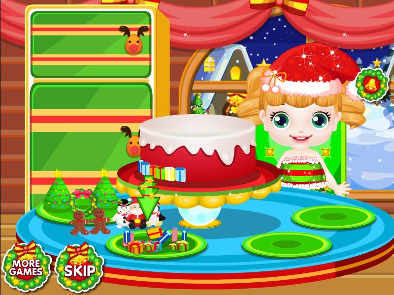 Baby cake christmas games