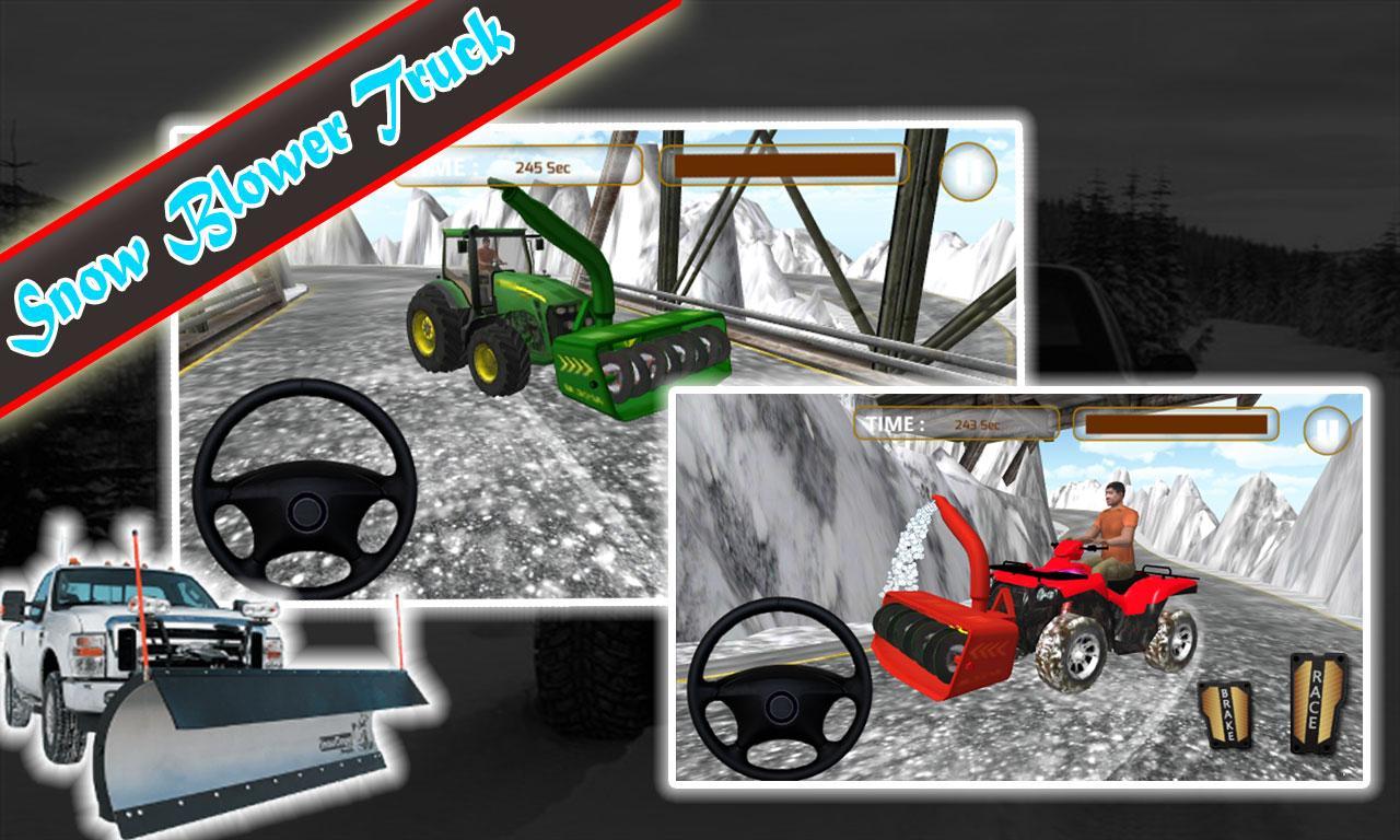 Winter Snow Blower Truck Sim