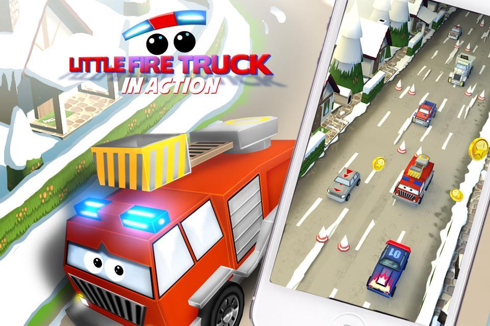 Little Fire Truck in Action