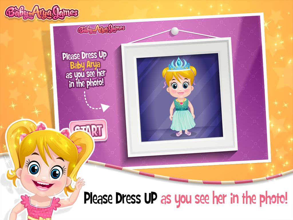 Baby Arya Frozen Dress Up