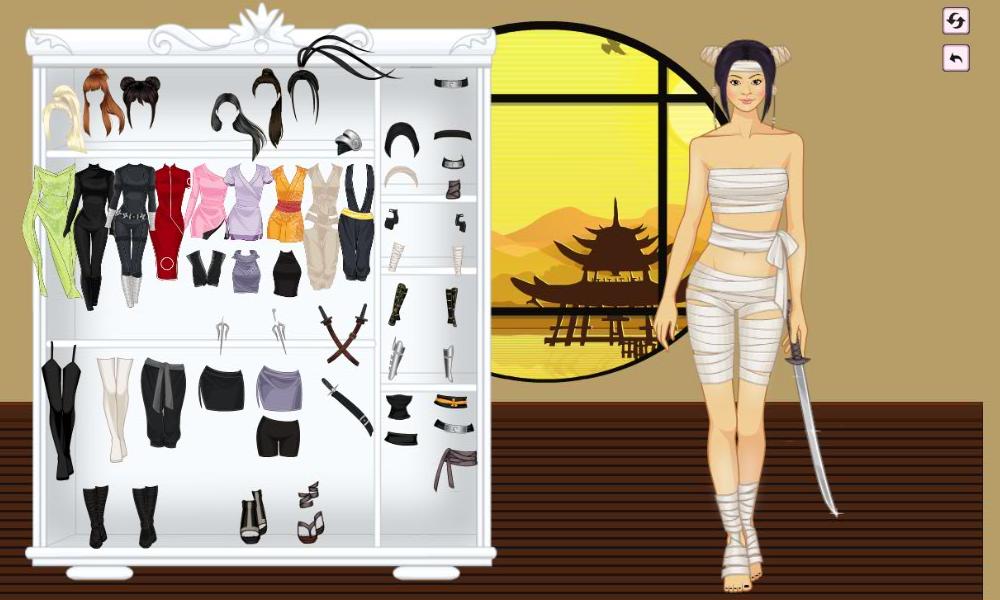 Ninja Girl DressUp